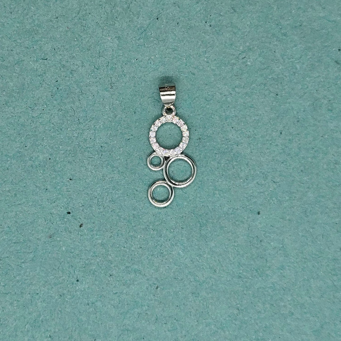 Enchanting Drop Rings Pendant