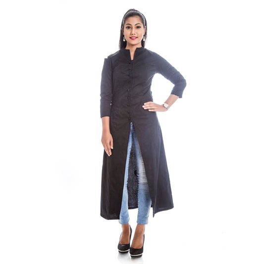 Black Jacket kurta